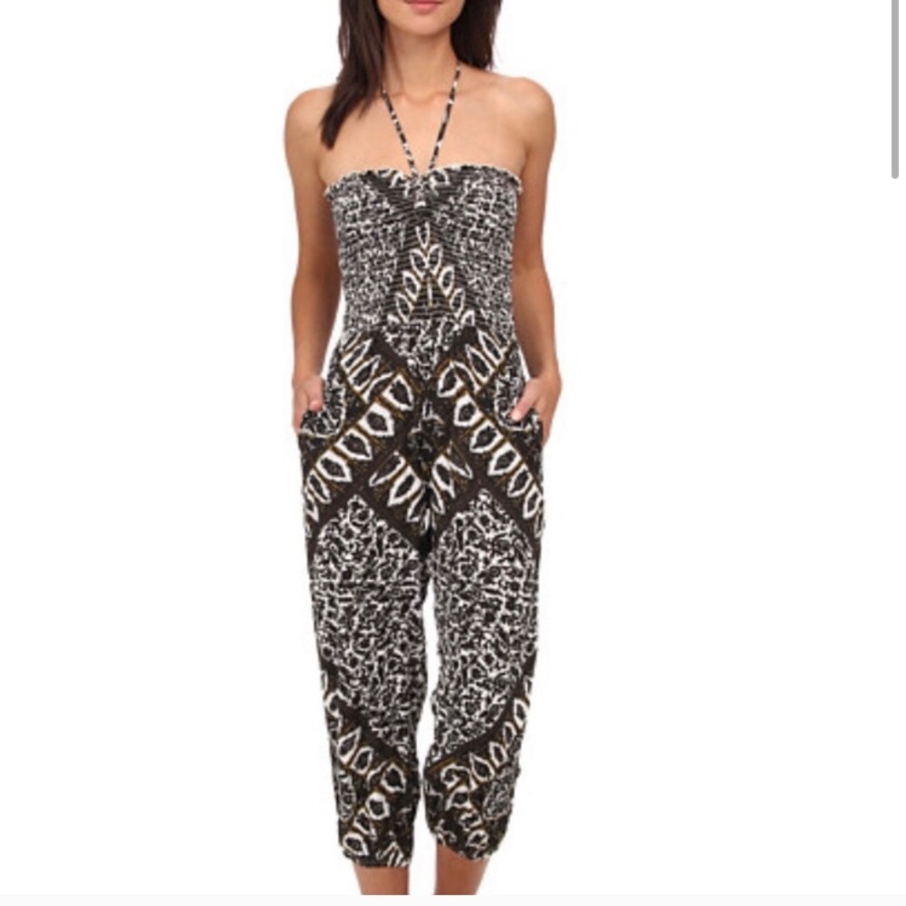 Free People Patterned Jumpsuit